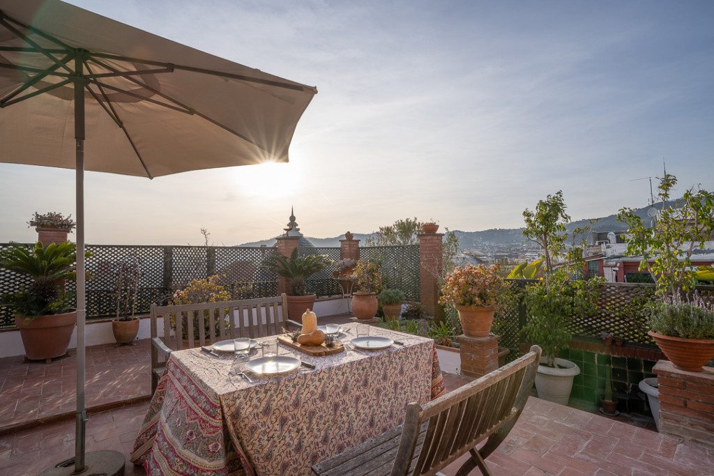 Barcelona rooftops
