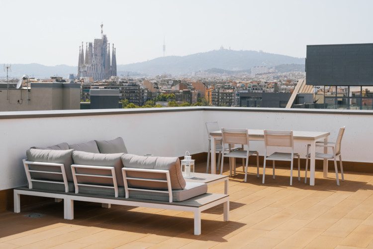 Barcelona rooftops