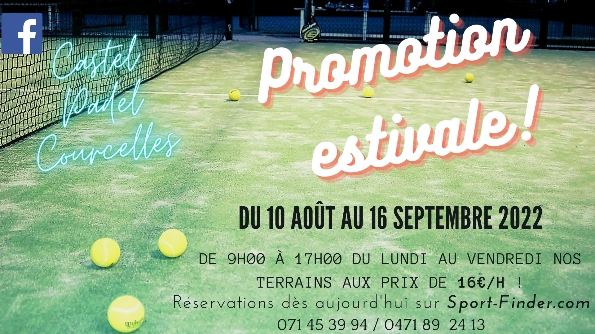 Castel Padel Courcelles SportFinder