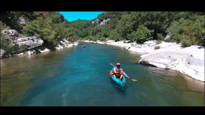 Kayak hérault family course