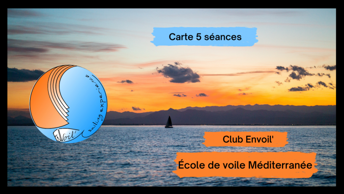 carte 5 séance club de voile Envoil'