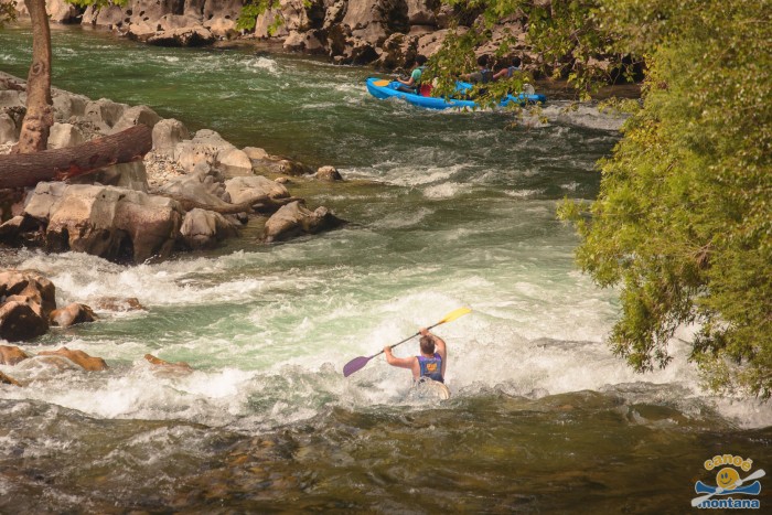 Canoe montana parcours aventure