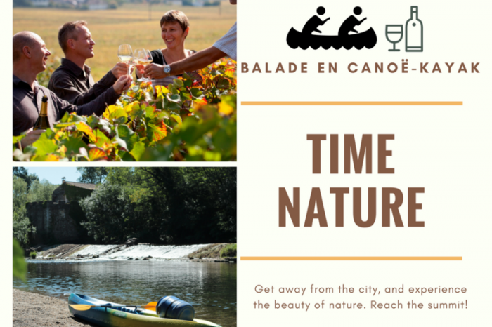 Balade nature vin canoe