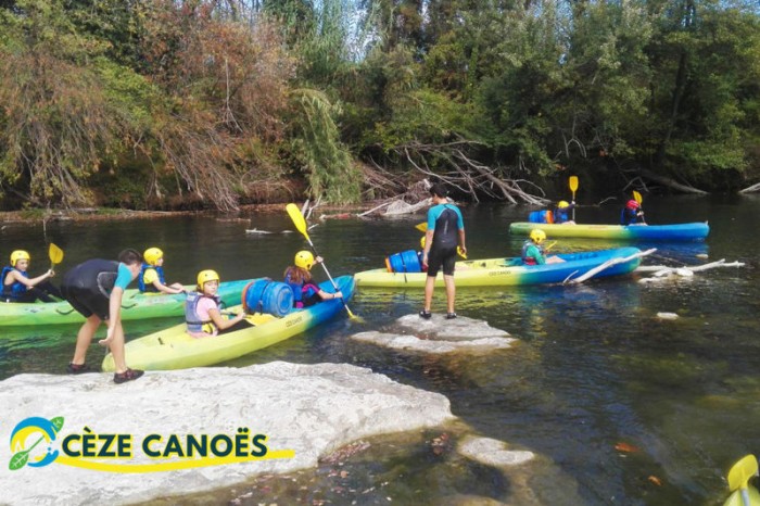 initiation kayak, paddle, canoë