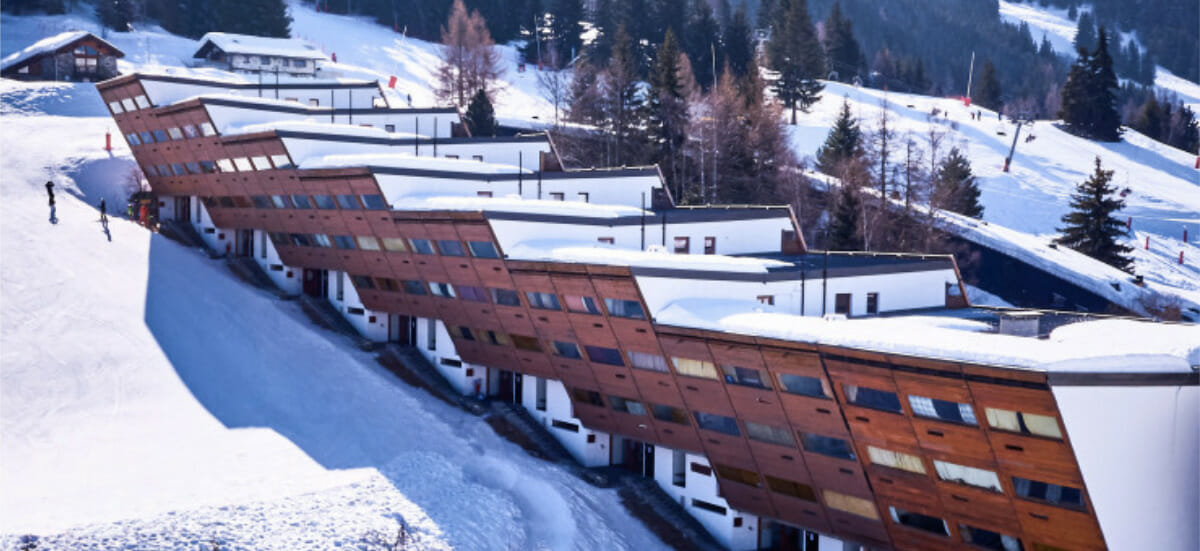 La station Les Arcs - Charlotte Perriand La station Les Arcs - Charlotte Perriand