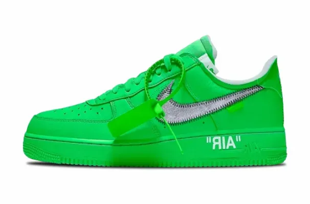 Off White Nike Air Force 1 Light Green Spark DX1419-300