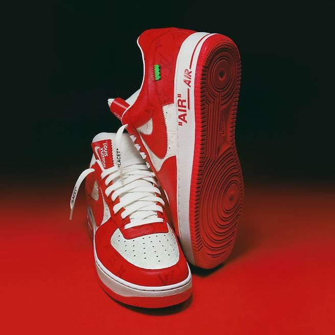 louis vuitton nike air force 1 comet red 1A9VA9