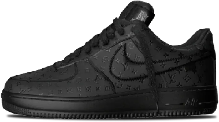 Louis Vuitton Nike Air Force 1 Black Anthracite 1A9VD6