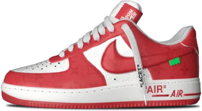 Louis Vuitton Nike Air Force 1 Low Comet Red 1A9VA9