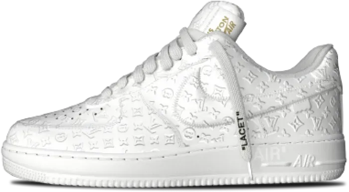 Louis Vuitton Nike Air Force 1 Triple White 1A9V86