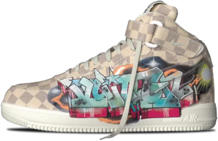 Louis Vuitton Nike Air Force 1 Mid Graffiti 1A9VE0