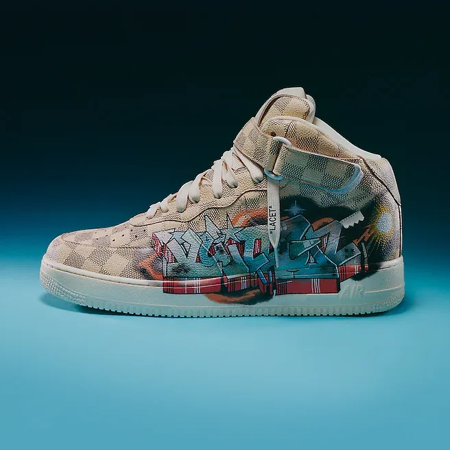 louis vuitton nike air force 1 mid graffiti 1A9VE0