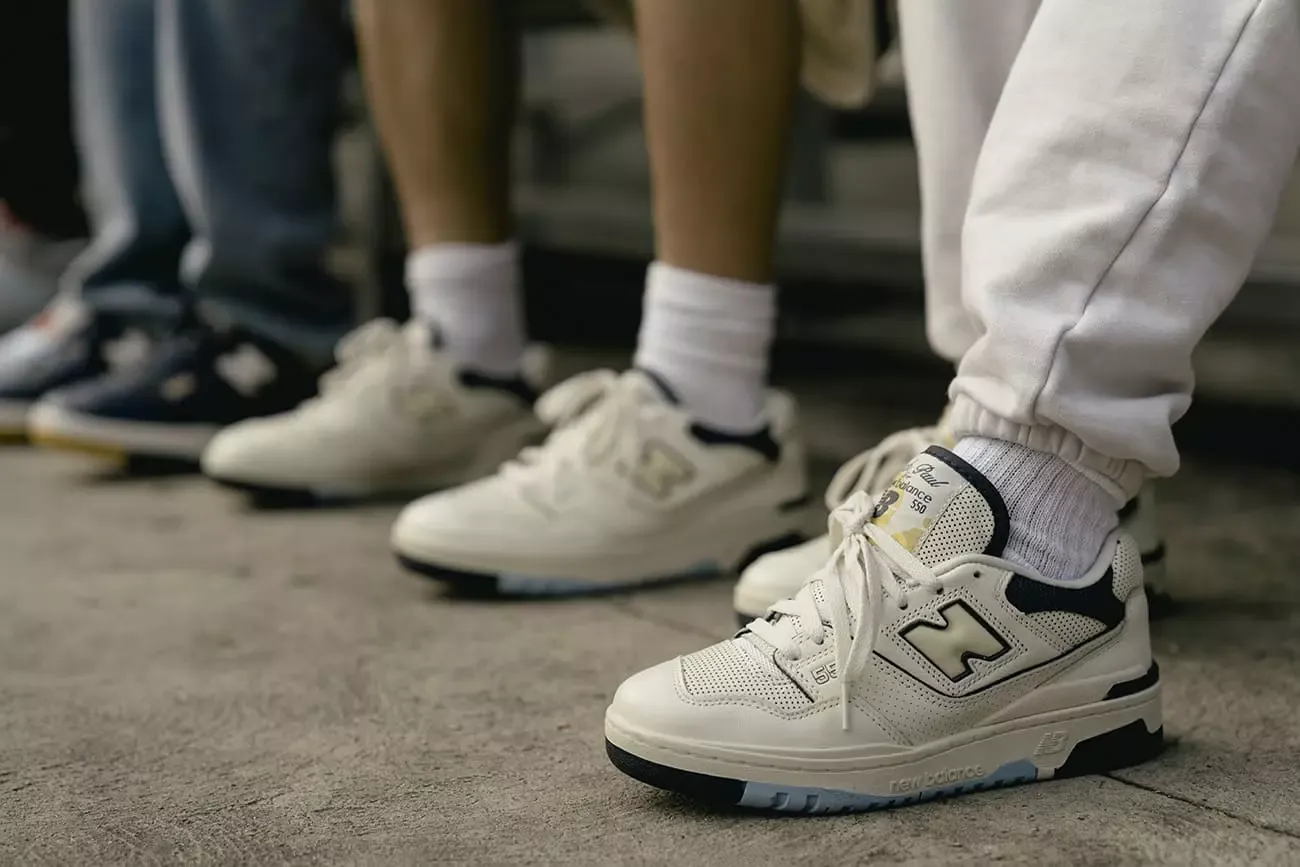 Rich Paul New Balance 550 Cream