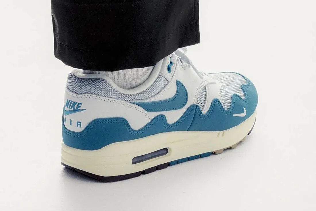 patta nike air max 1 noise aqua
