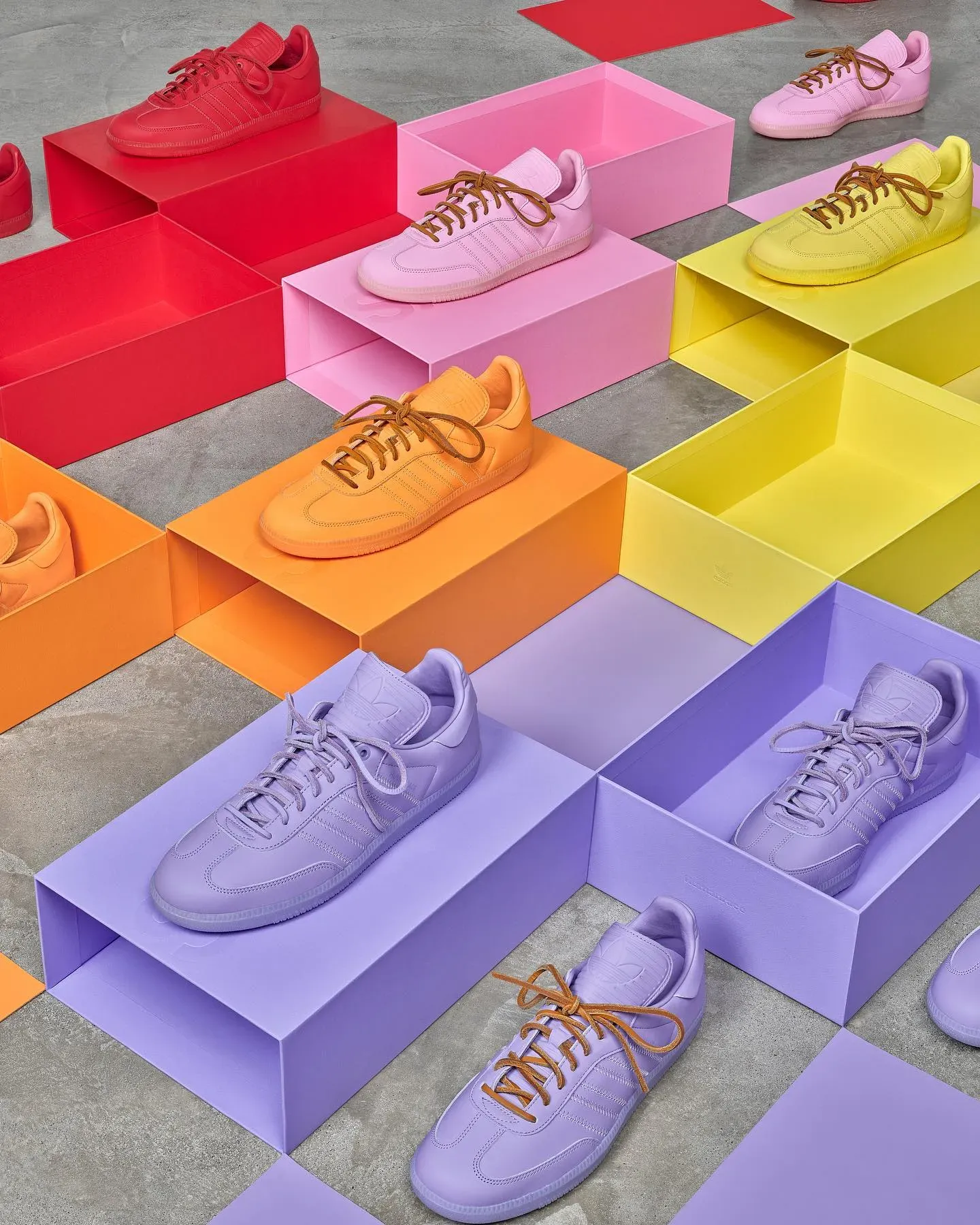 pharrell williams adidas humanrace samba colors pack
