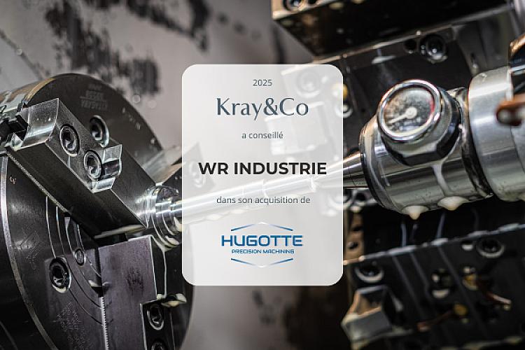 WR Industrie fait l’acquisition des Etablissements G. Hugotte, spécialiste de l’usinage de précision sur pièces et matériaux critiques