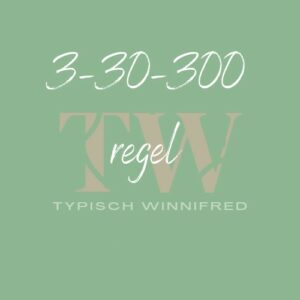 drie-dertig-driehonderd regel