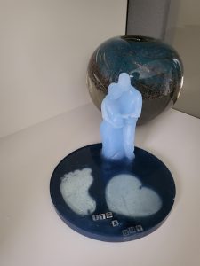 Zwanger paar op plateau its a boy