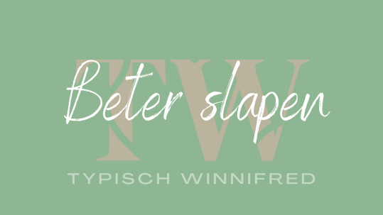 Beter slapen