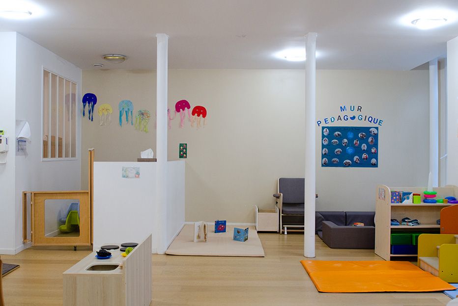 Salle de jeux crèche Constance à Paris 8