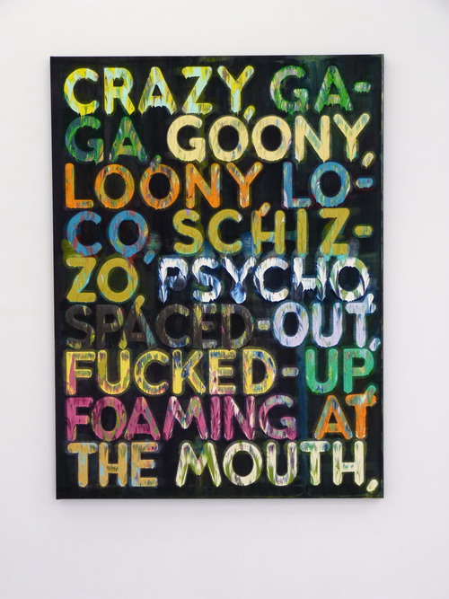 000020-1 Mel Bochner Crazy 160x119.4x4.4cm 2010
