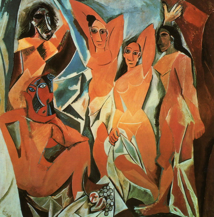 007 -1 Picasso 1907Les Demoiselles d Avignon 244x233 Museum of art NY