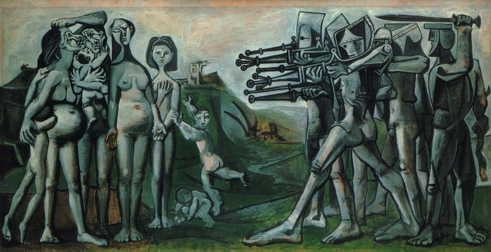 1019-1 Picasso 1951Massacre en coree 110x210 Musee Picasso Paris