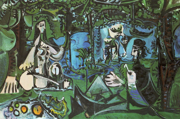 020 Picasso 1960-1 Dejeuner sur l herbe d apres Manet 129x195 Musee Picasso Paris