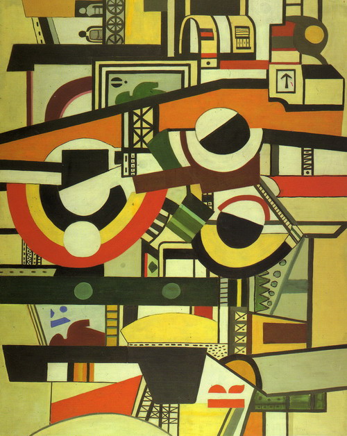 05022 F Leger 1920-21 Les disques dans la ville 130x162 Musee national d art moderne