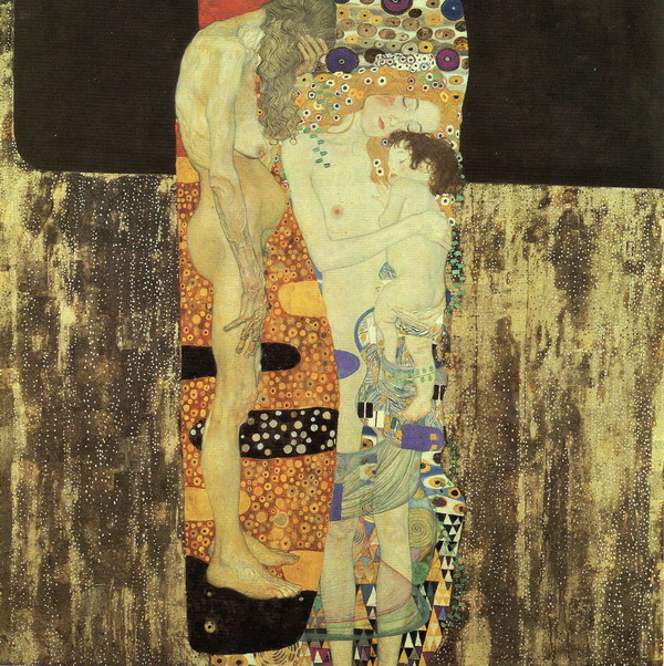07063 Klimt 1905 Les trois ages de la vie 180x180 Galerie Moderne Rome