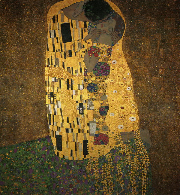 04064 Klimt 1907 Le Baiser 180x180 Osterreichische Galerie Vienne