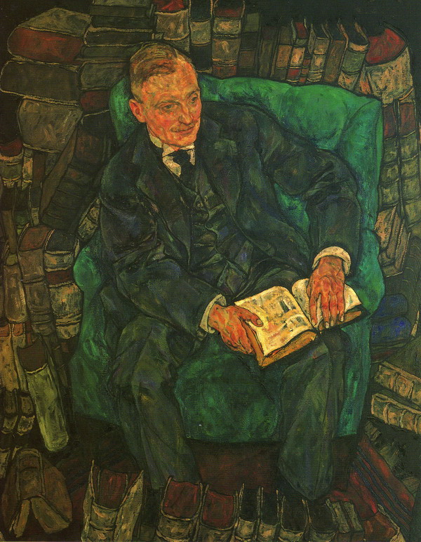 03 062 Schiele 1918 Portrait d Hugo Koller 140x110 Osterreichische galerie Vienne