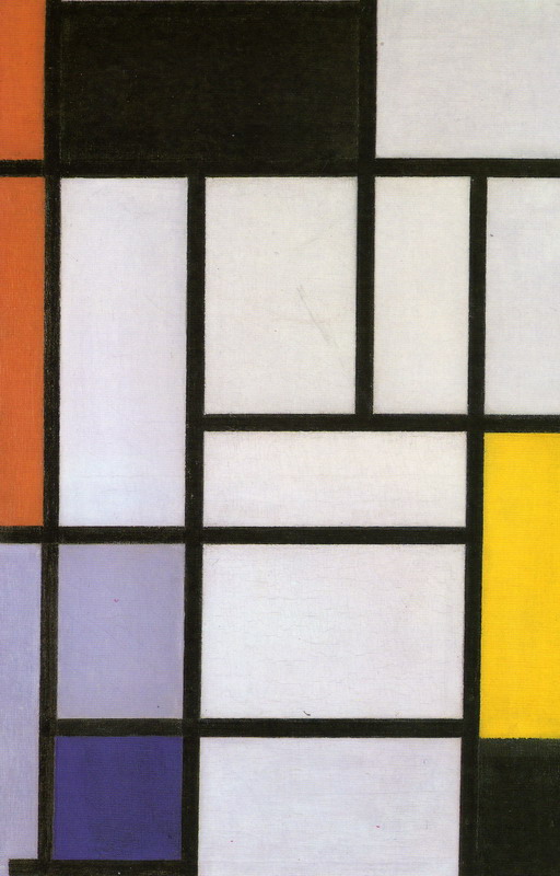 072 Mondrian 1921 Composition avec rouge-jaune et blue 80x50 Gemeetemuseum La Haye_縮小大小