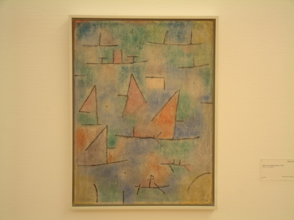 00132 Paul klee (1879-1940) Port et voiliers 1937 _縮小大小