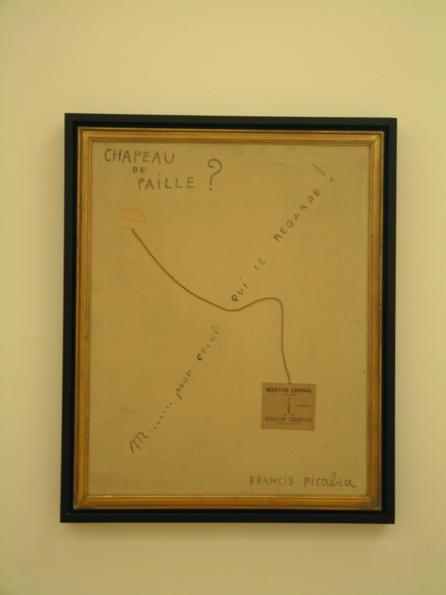 00181 Francis Picabia(1879-1953) chapeau de pailles vers 1921_縮小大小