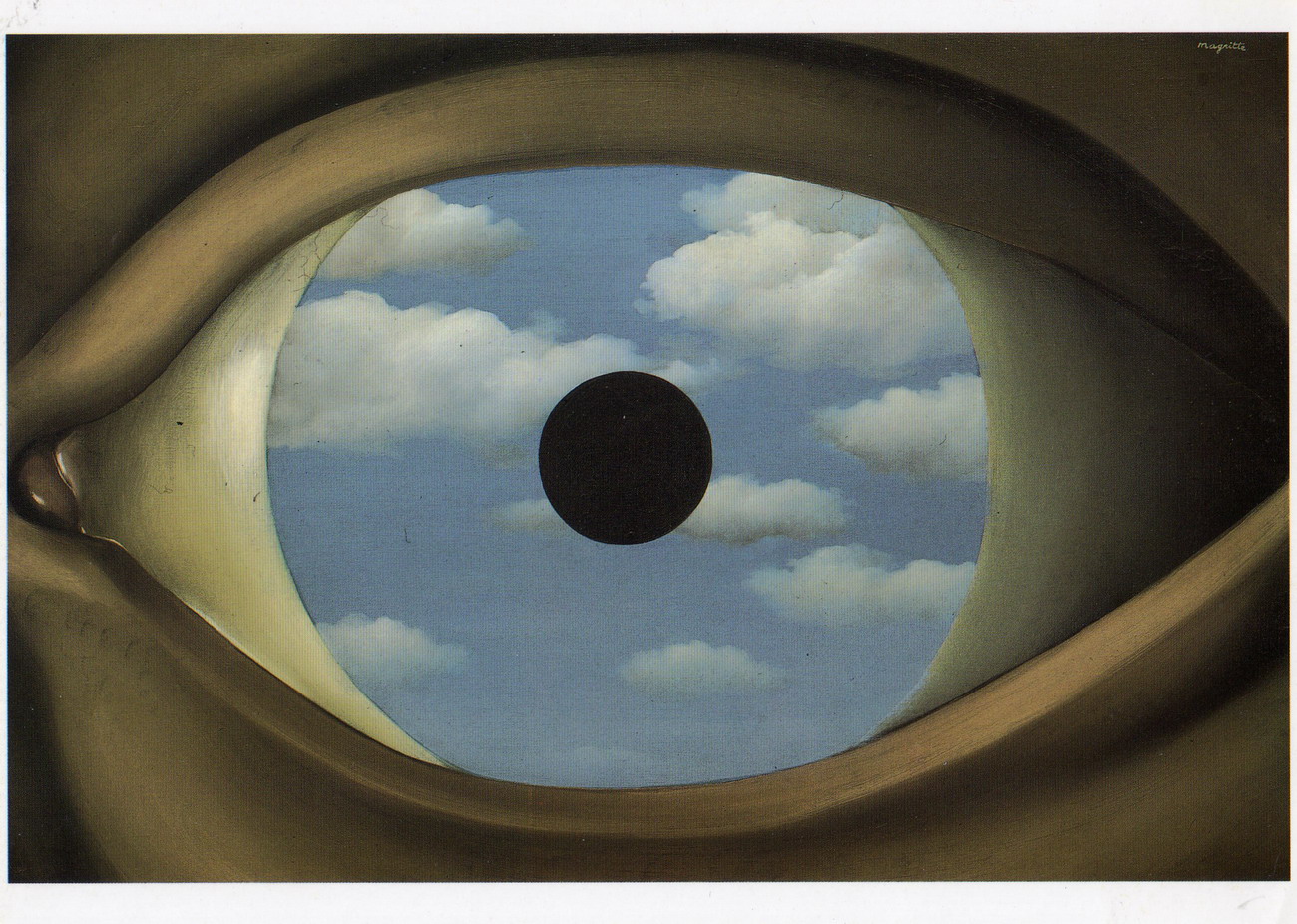 037 Magritte 1928 Le faux miroir 54x80.9 Museum of modern art NY_縮小大小