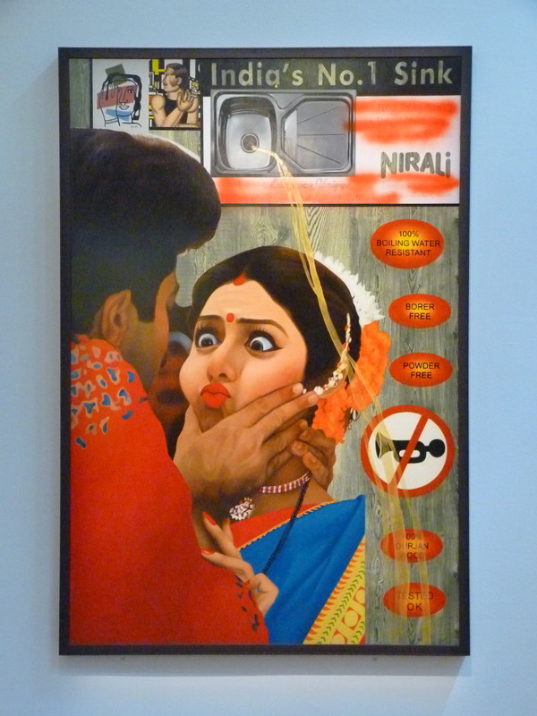 0099 Atul Dodiya Devi and the Sink -scenes de la vie conjugale -malgre tout 183x122cm 2004-06 _resize
