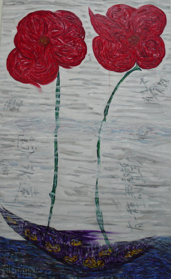 004 植物系列 花卉油畫 2006-07 北京階段_縮小大小