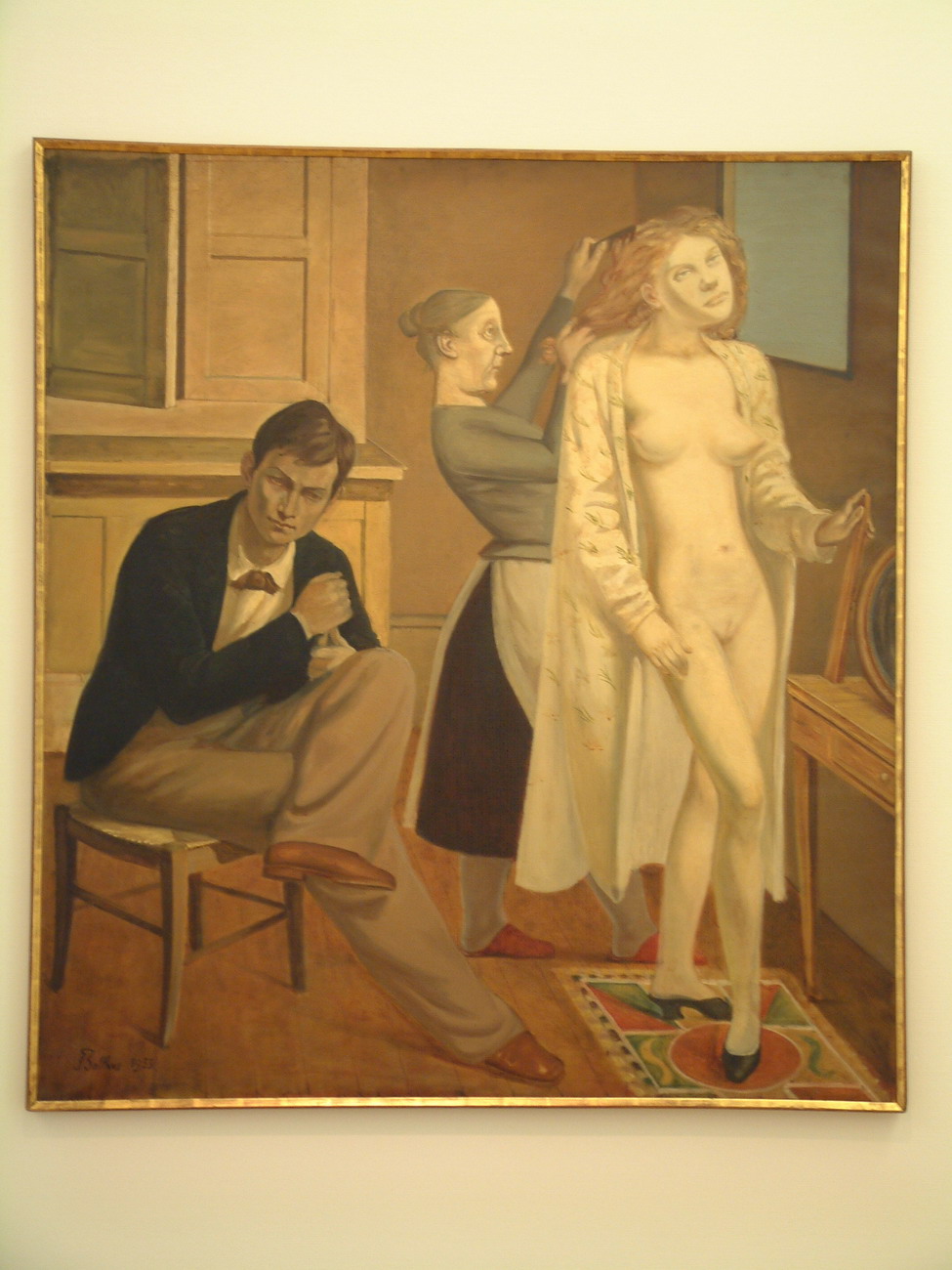 00247 Balthus(1908-2001) La toilette de Cathy1933_縮小大小