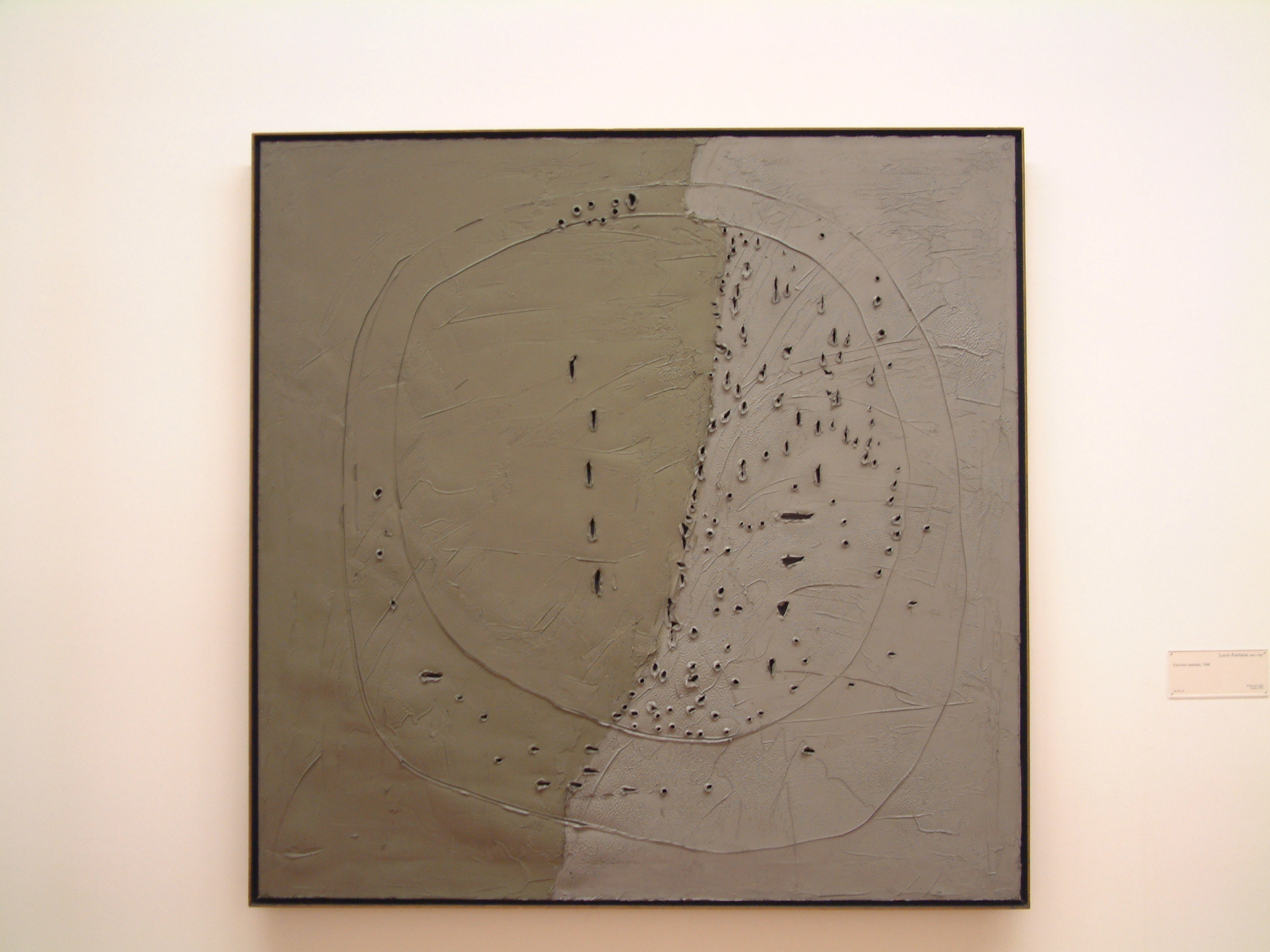 00257 Lucio Fontana (1899-1968) Loncetto spaziale 1960