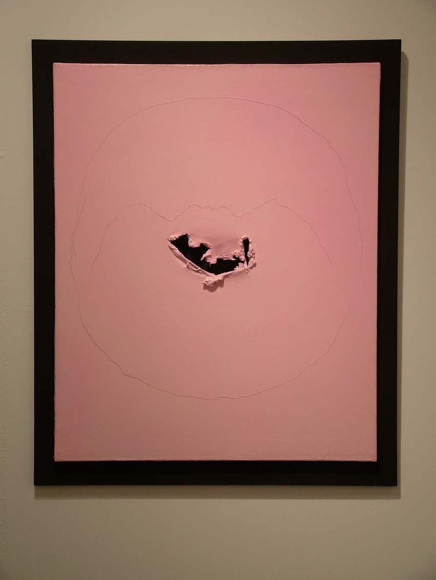 0084 Lucio Fontana Concetto Spacial 100x81cm 1962