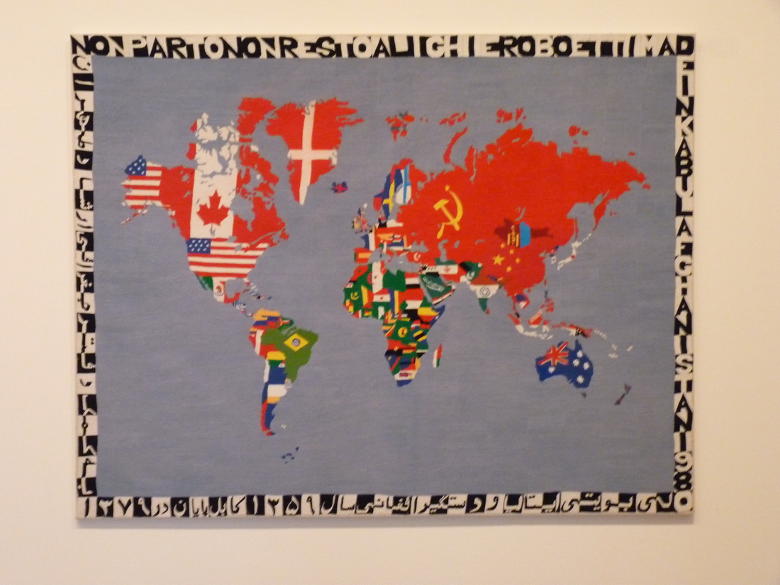 012 Alighiero Boetti Mappa -map 1980-91 embroidery