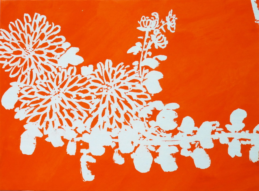 P1180016 括本-根深蒂固系列-菊 52.3x39.2x3.8cm 2012