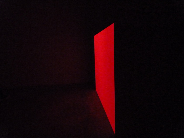 054 James Turrell Prado, Red, 1968 Light Projection Installation