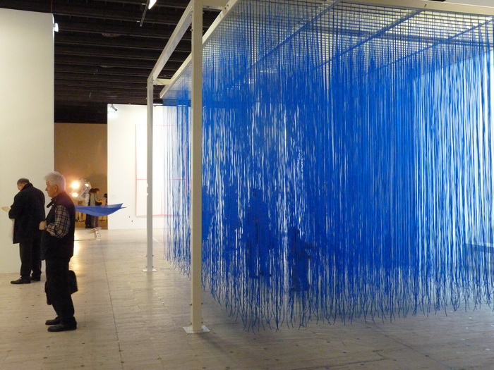 0180 Jesus Rafael Soto 1923-2005 penetrable BBL bleu 1999 metal PVC