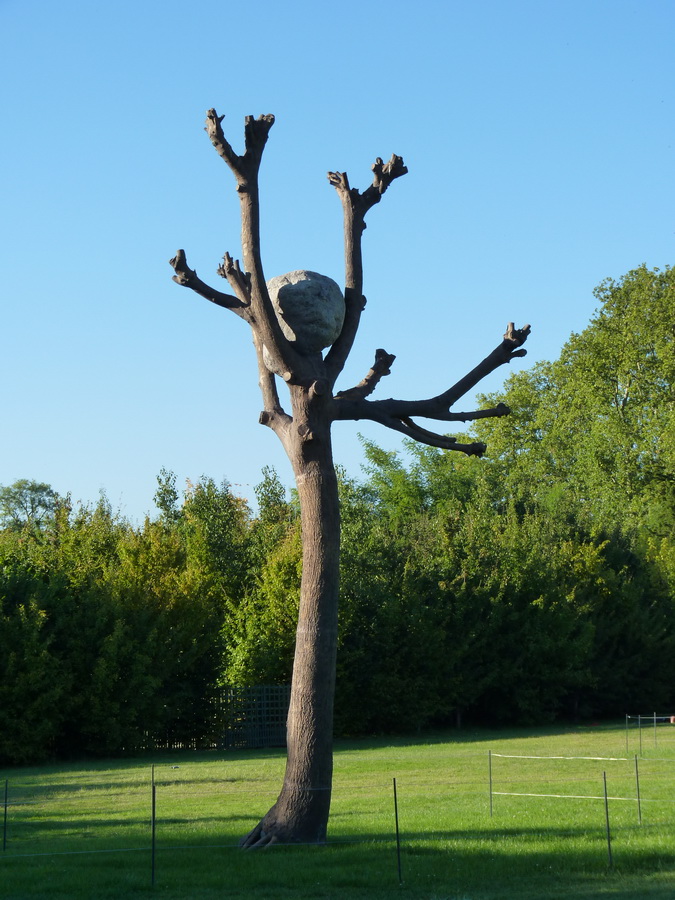 043  Giuseppe Penone idees de pierre 2003 bronze pierres de fleuve