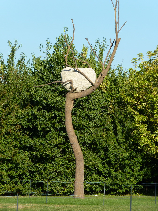 048   Giuseppe Penone  idees de pierre-orme  2008 bronze pierres de fleuve