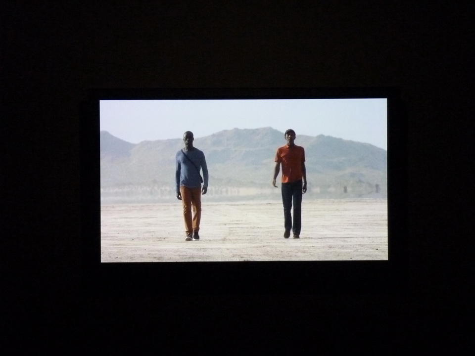 050-2 Bill Viola walking on the edge -marche a la lisiere 2012 12 minutes 33 sec performeurs Kwesi Dai -Darrow Igus
