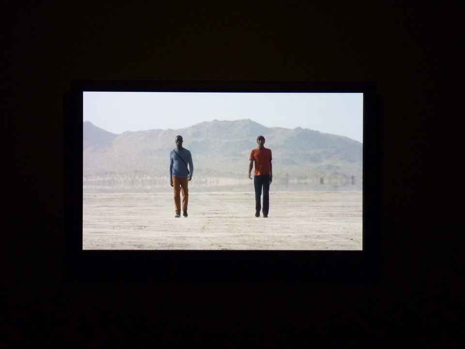 050 Bill Viola walking on the edge -marche a la lisiere 2012 12 minutes 33 sec performeurs Kwesi Dai -Darrow Igus