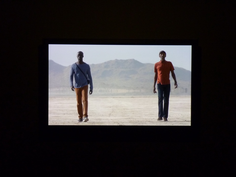 050-3 Bill Viola walking on the edge -marche a la lisiere 2012 12 minutes 33 sec performeurs Kwesi Dai -Darrow Igus
